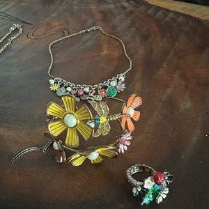 Rare betsey set! All betsey but the ring . Neck and bracelet